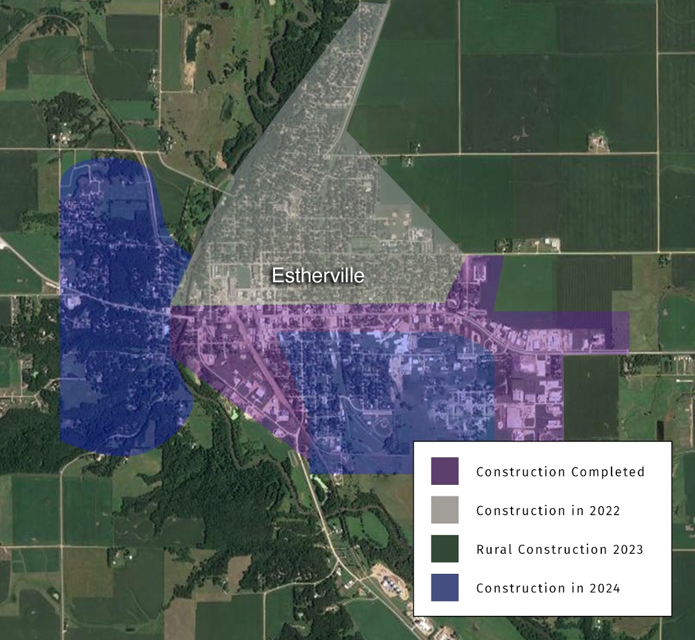 Estherville Communications to Expand Fiber Optics in Estherville, IA